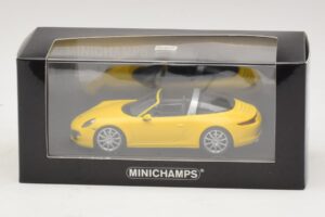 Porsche 911 991 Targa Keltainen Minichamps 1:43 410062441 Metalli — kuva 4 / 4