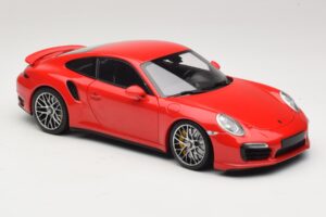 Porsche 911 991 Turbo S Punainen Minichamps 1:18 110062320 Metalli — kuva 6 / 8