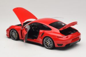 Porsche 911 991 Turbo S Punainen Minichamps 1:18 110062320 Metalli — kuva 5 / 8