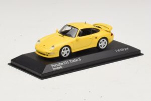 Porsche 911 993 Turbo S Keltainen Minichamps 1:43 430069270 Metalli — kuva 2 / 4