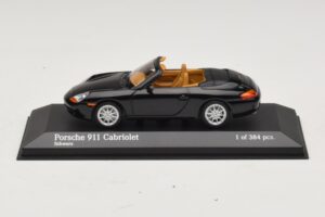 Porsche 911 996 Avoauto Musta Metallinen Minichamps 1:43 400061090 Metalli
