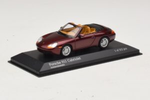 Porsche 911 996 Avoauto Punainen Metallinen Minichamps 1:43 400061092 Metalli — kuva 2 / 4