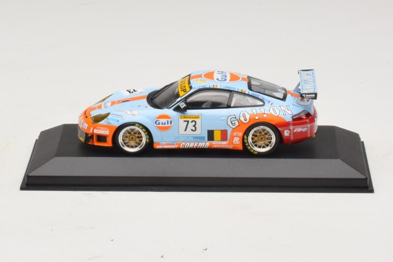 Porsche 911 996 GT3 RSR Gulf #73 Lefort / Lambert 1000km Spa 2005 Minichamps 1:43 Porsche 911 996 GT3 RSR Gulf #73 Lefort / Lambert 1000km Spa 2005 Minichamps 1:43 400056473-P1 Metalli
