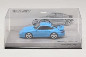 Porsche 911 996 Turbo S 3.6 Juhlamalli Sininen Minichamps 1:43 436069270 Metalli — kuva 4 / 5