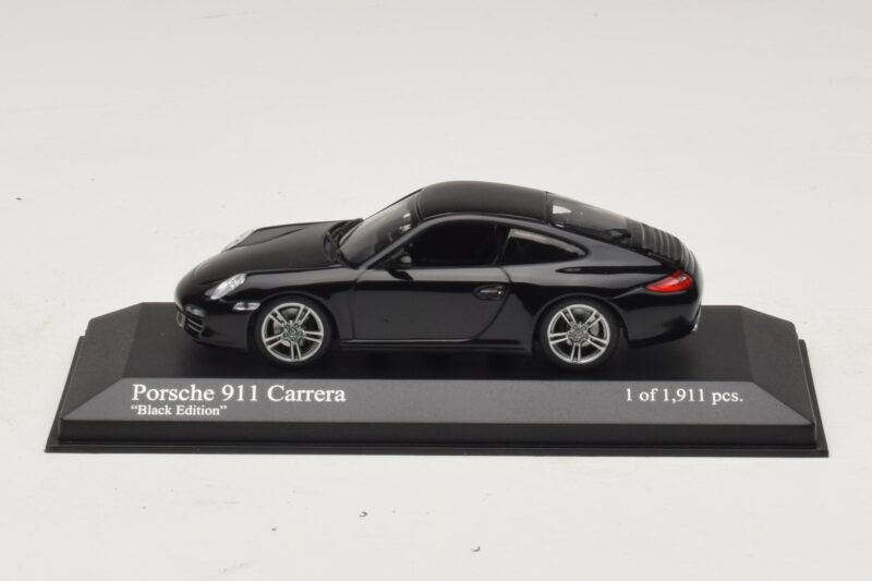 Porsche 911 997 Carrera Black Edition Minichamps 1:43 400066425 Metalli