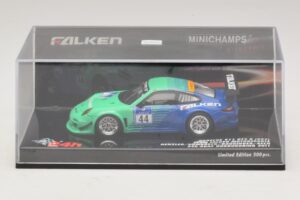 Porsche 911 997 GT3 R Falken #44 Nurburgring 2011 Minichamps 1:43 447116144 Metalli — kuva 4 / 5