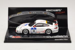 Porsche 911 997 GT3 RS #11 24 Hours Nurburgring 2010 Minichamps 1:43 437106711 Metalli