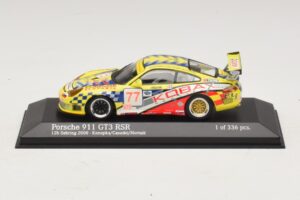 Porsche 911 997 GT3 RS #77 Konopka / Casadei 12 Hours of Sebring 2008 Minichamps 1:43 400086977 Metalli