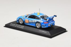 Porsche 911 997 GT3 RSR GT2 #77 M. Lieb / R. Lietz / W. Henzler 24 Hours of Le Mans 2010 Minichamps 1:43 410106977 Metalli — kuva 3 / 4