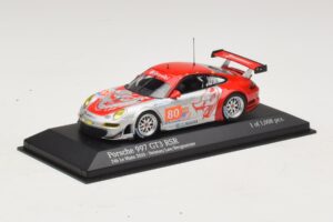 Porsche 911 997 GT3 RSR GT2 #80 S. Neiman / D. Law 24 Hours of Le Mans 2010 Minichamps 1:43 410106980 Metalli — kuva 2 / 4
