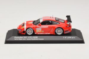 Porsche 911 997 GT3 RSR GT2 #97 M. Holzer / R. Westbrook 24 Hours of Le Mans 2010 Minichamps 1:43 410106997 Metalli
