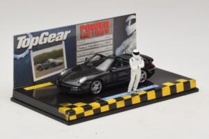 Porsche 911 997 Turbo Cabriolet Musta Top Gear Edition Minichamps 1:43 519436930 Metalli — kuva 2 / 5