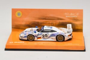 Porsche 911 GT1 #25 B. Wollek / T. Boutsen / H-J. Stuck 24 Hours of Le Mans 1996 Minichamps 1:43 403966625 Metalli