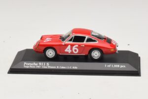 Porsche 911 S #46 Cahier / Killy Class Winners Targa Florio 1967 Minichamps 1:43 430676746 Metalli