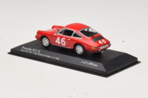 Porsche 911 S #46 Cahier / Killy Class Winners Targa Florio 1967 Minichamps 1:43 430676746 Metalli — kuva 3 / 4