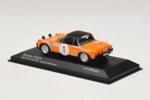 Porsche 914/6 #1 G. Larrousse / J-C. Perramond Rally Monte Carlo 1971 Minichamps 1:43 400716501 Metalli — kuva 3 / 4