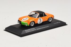 Porsche 914/6 #3 B. Waldegard / O. Andersson Marathon de la Route 1970 Minichamps 1:43 400706503 Metalli — kuva 2 / 4
