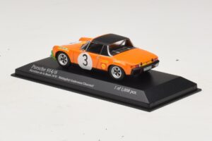 Porsche 914/6 #3 B. Waldegard / O. Andersson Marathon de la Route 1970 Minichamps 1:43 400706503 Metalli — kuva 3 / 4