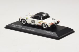 Porsche 914/6 #40 G. Chasseuil / C. Ballot-Lena Class Winners 24 Hours of Le Mans 1970 Minichamps 1:43 400706540 Metalli — kuva 3 / 4