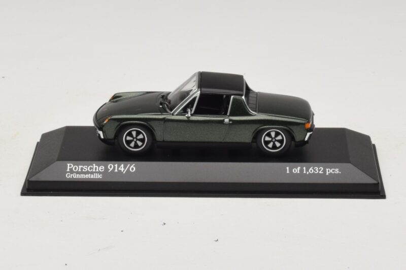 Porsche 914/6 Vihreä Minichamps 1:43 Porsche 914/6 Vihreä Minichamps 1:43 400065060 Metalli