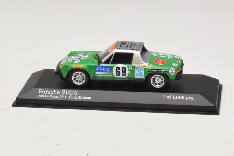 Porsche 914/6 Max Moritz Racing #69 Quist / Krumm 24 Hours of Le Mans 1971 Minichamps 1:43 Porsche 914/6 Max Moritz Racing #69 Quist / Krumm 24 Hours of Le Mans 1971 Minichamps 1:43 400716569 Metalli