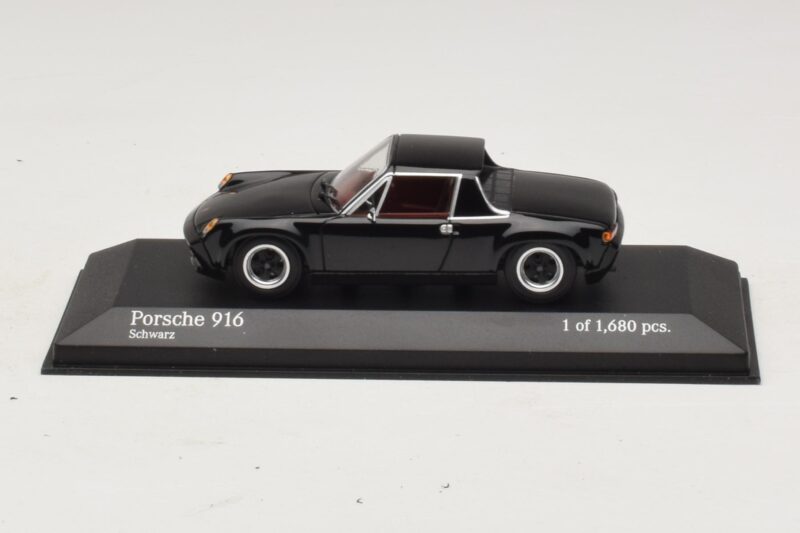 Porsche 916 Musta Minichamps 1:43 Porsche 916 Musta Minichamps 1:43 400066060 Metalli