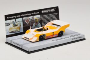 Porsche 917/10 #2 W. Kauhsen Farewell In The Snow Nurburgring 1973 Minichamps 1:43 437736592 Metalli — kuva 2 / 5