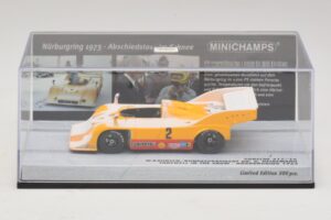 Porsche 917/10 #2 W. Kauhsen Farewell In The Snow Nurburgring 1973 Minichamps 1:43 437736592 Metalli — kuva 4 / 5