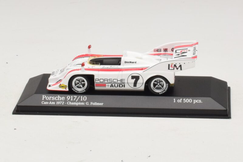 Porsche 917/10 Penske Racing #7 G. Follmer Can-Am Champion 1972 Minichamps 1:43 437726507 Metalli