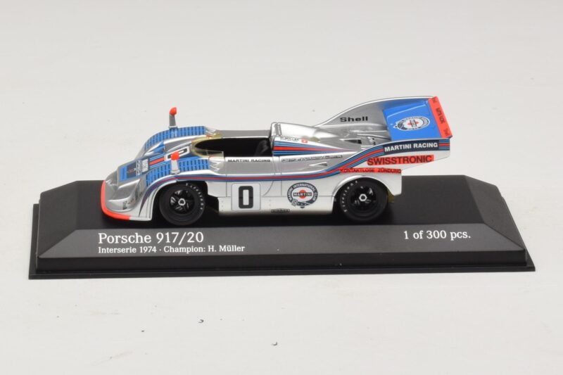 Porsche 917/20 Martini Racing #0 Interserie Champion 1974 Minichamps 1:43 437746100 Metalli
