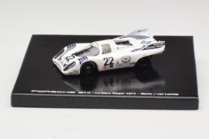 Porsche 917K #22 H. Marko / G. van Lennep Martini Racing 24 Hours of Le Mans Voittaja 1971 Kasetti-Editio Minichamps 1:43 WAP