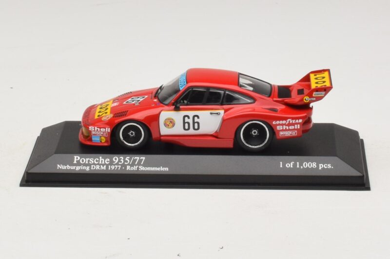 Porsche 935/77 #66 R. Stommelen DRM Nurburgring 1977 Minichamps 1:43 400776366 Metalli