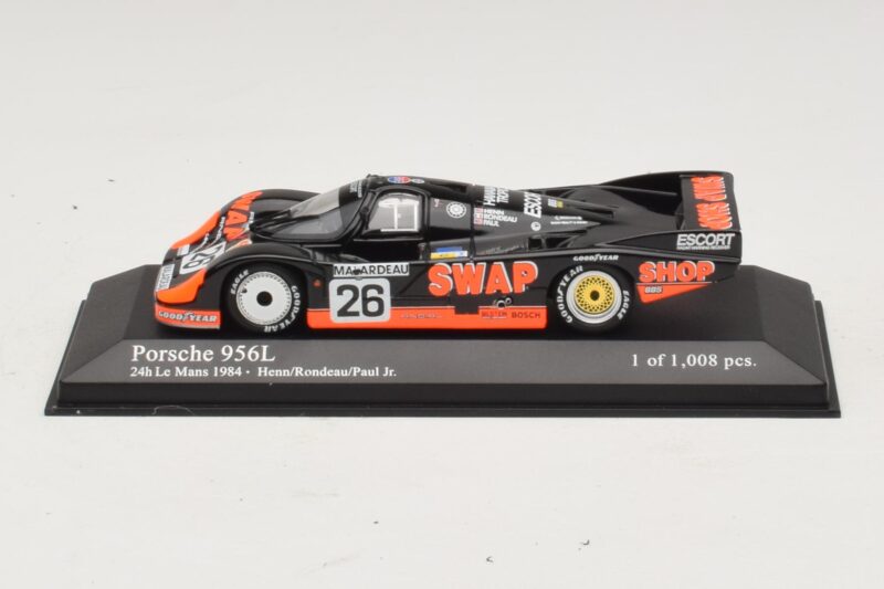 Porsche 956L #26 T-Bird Swap Shop P. Henn / J. Rondeau 24 Hours of Le Mans 1984 Minichamps 1:43 430846526 Metalli