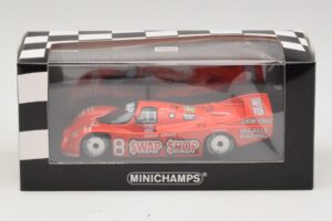Porsche 962 IMSA #8 A.J. Foyt / B. Wollek 12 Hours of Sebring 1985 Minichamps 1:43 400856508 Metalli — kuva 4 / 4
