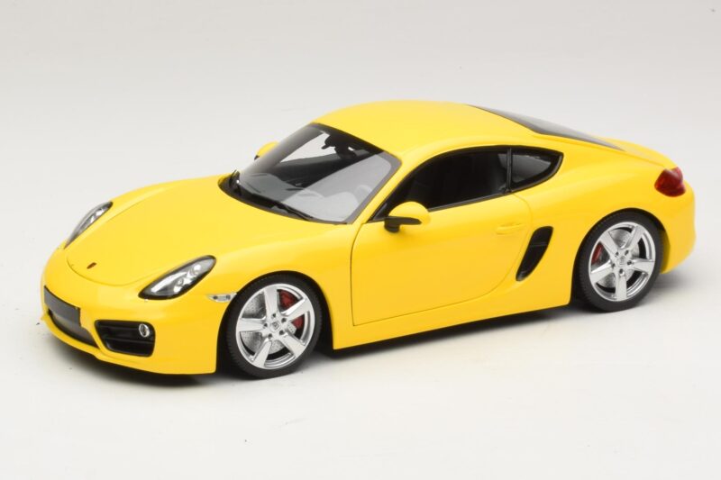 Porsche Cayman 981 Keltainen Minichamps 1:18 110062220 Metalli