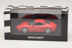 Porsche Cayman 987 S Punainen Minichamps 1:43 400065620 Metalli — kuva 4 / 4