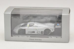Sauber Mercedes C9 #63 J. Mass / M. Reuter / S. Dickens Winners 24 Hours of Le Mans 1989 Minichamps 1:43 B66041033 Metalli — kuva 5 / 5