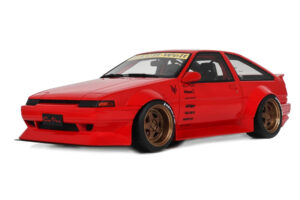 Toyota Sprinter Trueno AE86 Widebody Rosso Corsa Otto 1:18 OT1278 Hartsi