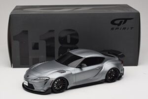 Toyota Supra A90 Prior Design Matt Silver GT Spirit 1:18 GT343 Hartsi — kuva 5 / 5