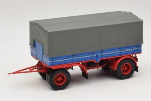 Kuorma-auton Perävaunu Sininen Punainen Minichamps 1:43 439159092 Metalli