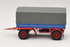 Kuorma-auton Perävaunu Sininen Punainen Minichamps 1:43 439159092 Metalli — kuva 3 / 6