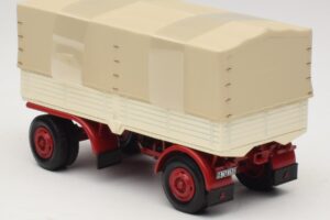 Kuorma-auton Perävaunu Pressu Valkoinen Punainen Minichamps 1:43 439159096 Metalli — kuva 5 / 6