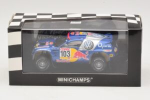 Volkswagen Race Touareg #103 B. Saby / R. Perin Winner Rally Por Las Pampas 2005 Korvaava Pakkaus Minichamps 1:43 436055303-R — kuva 4 / 4