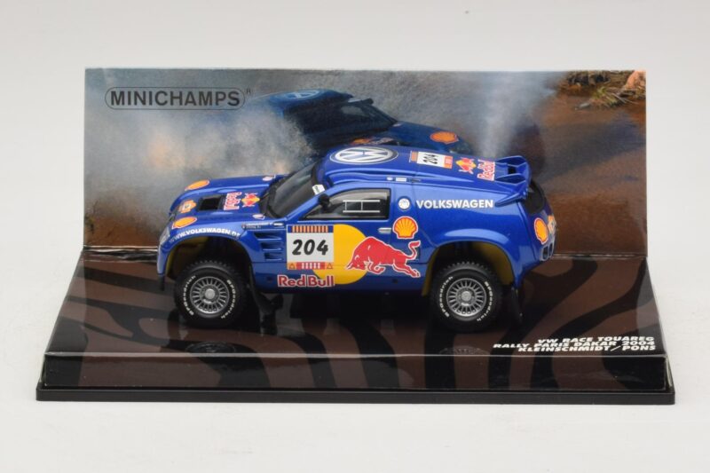 Volkswagen Race Touareg Red Bull #204 J. Kleinschmidt / F. Pons Dakar Rally 2005 Minichamps 1:43 436045304 Metalli