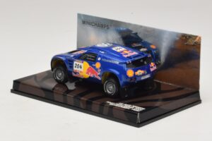 Volkswagen Race Touareg Red Bull #204 J. Kleinschmidt / F. Pons Dakar Rally 2005 Minichamps 1:43 436045304 Metalli — kuva 3 / 5