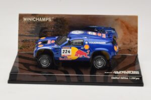Volkswagen Race Touareg Red Bull #224 B. Saby / Stevenson Dakar Rally 2005 Minichamps 1:43 436045324 Metalli