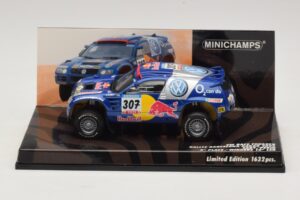 Volkswagen Race Touareg Red Bull #307 B. Saby / M. Perin Dakar Rally 2005 Minichamps 1:43 436055307 Metalli