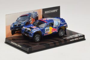 Volkswagen Race Touareg Red Bull #307 B. Saby / M. Perin Dakar Rally 2005 Minichamps 1:43 436055307 Metalli — kuva 2 / 5