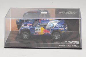 Volkswagen Race Touareg Red Bull #307 B. Saby / M. Perin Dakar Rally 2005 Minichamps 1:43 436055307 Metalli — kuva 4 / 5