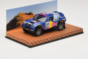 Volkswagen Race Touareg Red Bull #307 Jälleenmyyjän Erikoismalli 2005 Minichamps 1:43 7LO099400PD307 Metalli — kuva 2 / 5